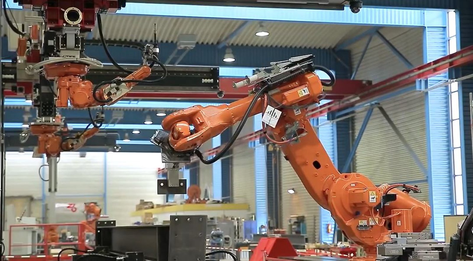 Robotik Boru-Kutu Profil 3D kesme & Delme & Assembly hattı