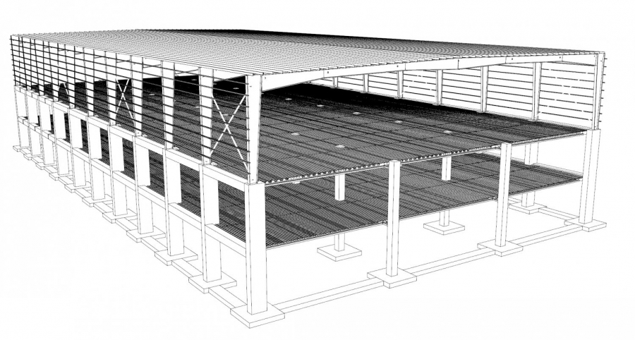 SAYPOST-BEAM Teknolojimiz ile yeni bir fabrika için imalatımız başladı