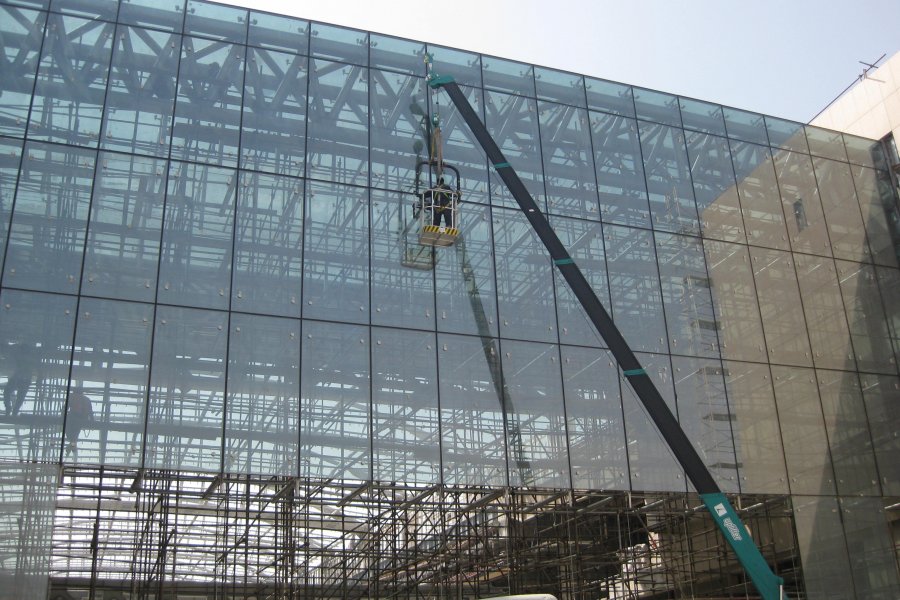 İranMall CABLE TRUSS - PLANER Entrance, 11.500m2 Cephe ve Çatı Montajımız tamamlanmıştır.