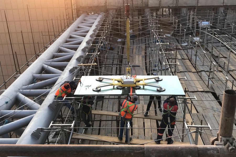 İranMall CABLE TRUSS - PLANER Entrance, 11.500m2 Cephe ve Çatı Montajımız tamamlanmıştır.