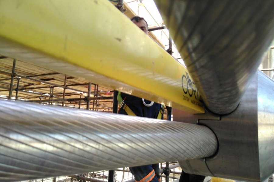 İranMall CABLE TRUSS - PLANER Entrance, 11.500m2 Cephe ve Çatı Montajımız tamamlanmıştır.